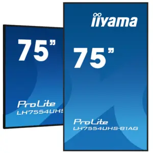 Iiyama 75" LH7554UHS-B1AG Digital Signage Display LED Screen